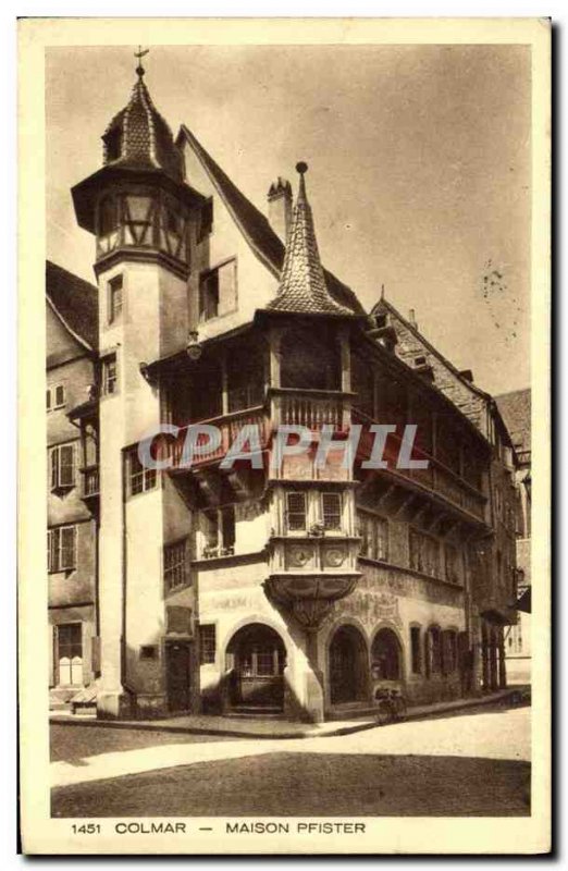 Old Postcard Colmar Pfister house