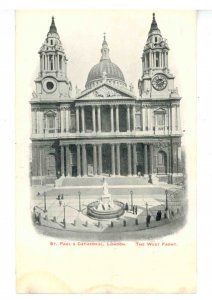 UK - England, London. St. Paul's Cathedral, West Front