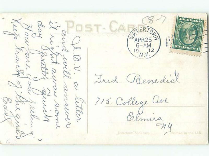 Pre-Linen Comic GOAT WANTS TO BUTT IN AB9415