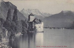 Switzerland Chateau de Chillon et la Dent du Midi