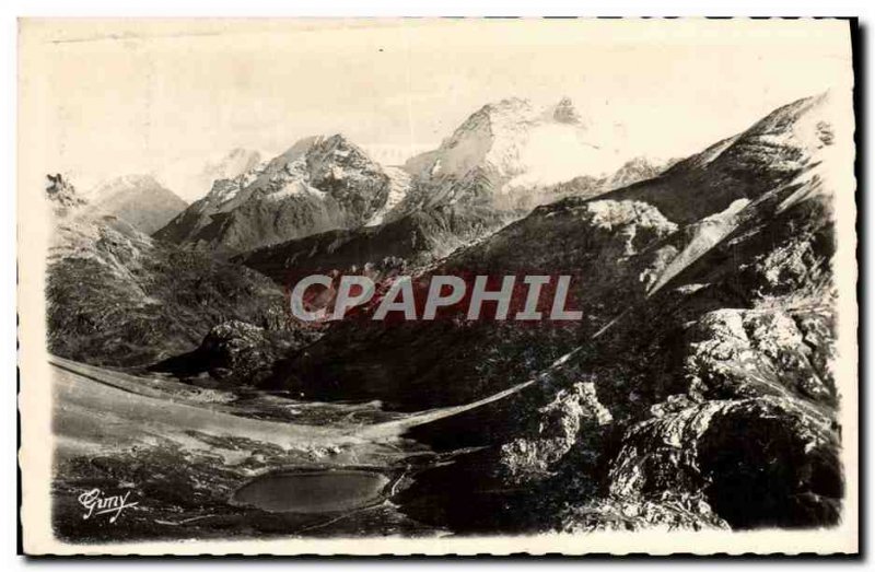 Modern Postcard Savoy Alps Picturesque De Savoie The Round Lake and Col De La...