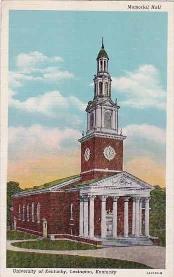 Memorial Hall University Of Kentucky Lexington kentucky 1948