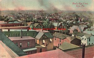 PA, Erie, Pennsylvania, Bird's Eye View Of City, SW Hauck Pub No A-1430