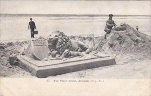 New Jersey Atlantic City The Sand Artist 1908