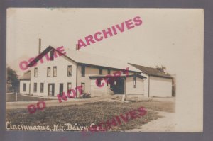 Cincinnatus NEW YORK RPPC c1910 CREAMERY DAIRY COMPANY Milk nr Cortland NY