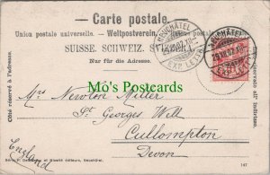 Genealogy Postcard - Miller - St George's Well, Cullompton, Devon   RF7217