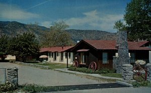 USA Whitewater Lodge Motel & Cafe Glenwood New Mexico Chrome Postcard 08.65