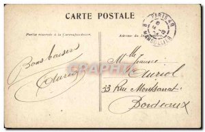 Paris Concorde Square Old Postcard