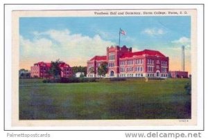Voorhess hall & Dorm, Huron College, Huron, South Dakota, PU 1949