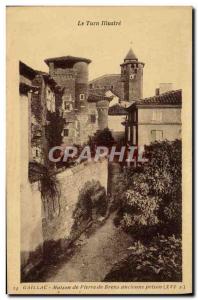 Postcard Old Prison Gaillac Brens former prison Stone House