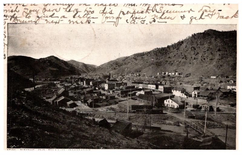 Idaho , Aerial view of Idaho Springs