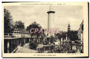 Old Postcard Exposition Coloniale Internationale Paris 1931 Guadeloupe Pavilion