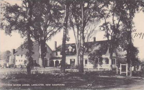 New Hampshire Lancaster Morse Lodge