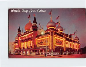 Postcard World's Only Corn Palace, Mitchell, South Dakota