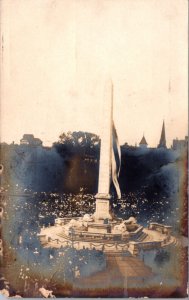 Real Photo Postcard Dedication of the McKinley Monument in Buffalo, New York