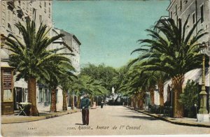 CPA Ajaccio Avenue du 1er Consul CORSICA (1077915)