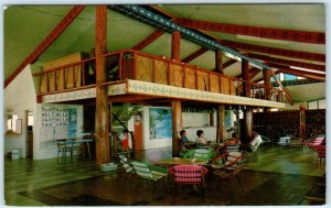 Western Samoa ~ SAMOAN HIDEAWAY Beach Resort Hotel LOUNGE INTERIOR Postcard