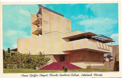 Annie Pfeiffer Chapel, Florida Southern College, Lakeland, Florida. Used