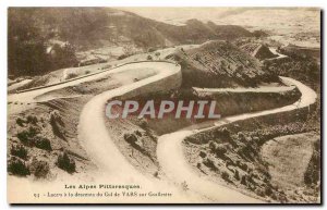 Old Postcard The Alps Picturesque Laces has desente Col de Vars Guillestre