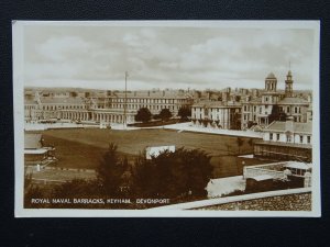 Devon DEVONPORT KEYHAM Royal Naval Barracks - Old RP Postcard