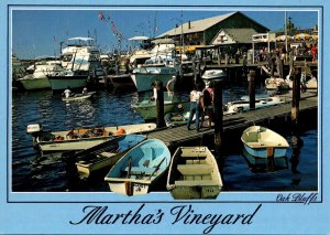 Massachusetts Martha's Vineyard Harbor At Oak Bluffs