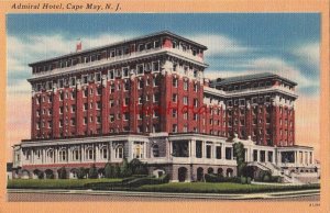 Postcard Admiral Hotel Cape May NJ