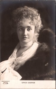 Real Photo Postcard Portrait of Actress Grace George