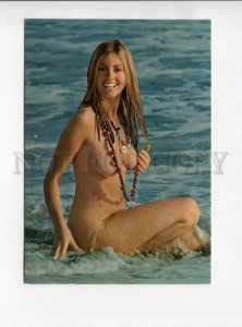 3110459 NUDE Woman BELLE on Beach Old photo color PC