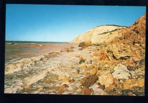 Martha's Vineyard, Massachusetts/MA Postcard, Gay Head Cliffs/Cape Cod, #2