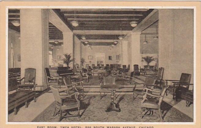 Illinois Chicago Y M C A Hotel East Room Curteich