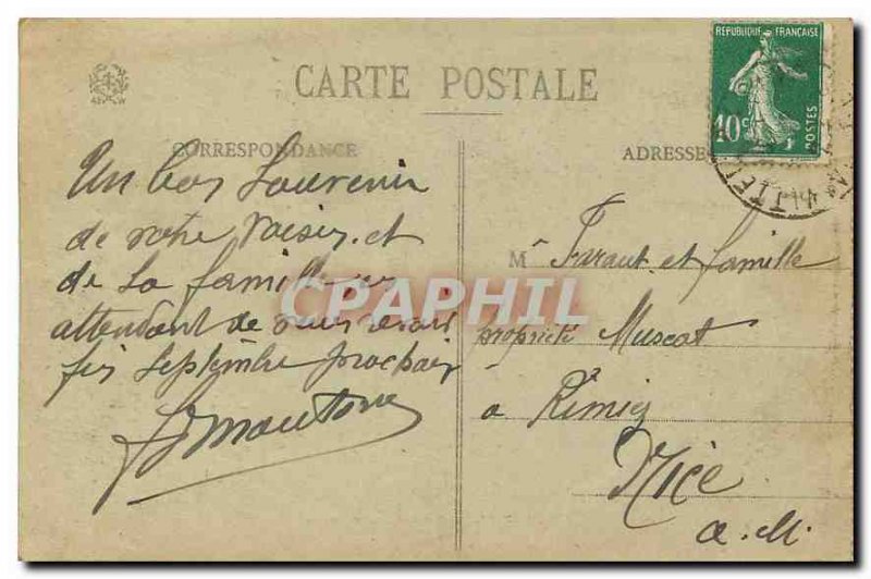 Old Postcard Vittiel Vosges Esplanade