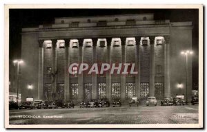 Old Postcard Stockholm Konserthusel