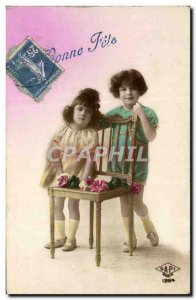 Old Postcard Fantasy Children
