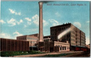 National Oats Company, Cedar Rapids IA Vintage Postcard B34