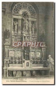 Old Postcard Sainte Anne d'Auray privileged Altar of St. Anne