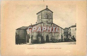 Old Postcard Domremy the old church came to pray or jeanne