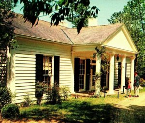 Warm Springs Georgia GA Little White House Entry Unused UNP Chrome Postcard S21