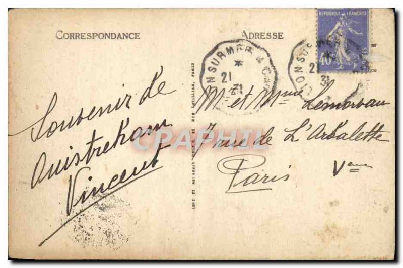 Old Postcard Ouistreham General view