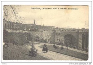 Boulevard Du Viaduc Et Promenade De La Petrusse, Luxembourg, 1900-1910s