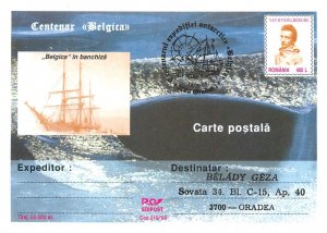 Belgica expedition centennial anniversary lot of 19 postal cards Romania 1998