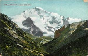 The Jungfrau Swiss Alps Mountains Postcard