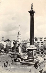 br109506 trafalgar square london real photo uk