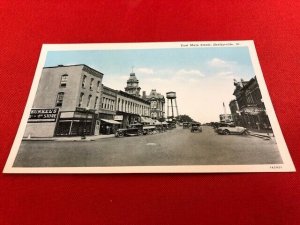 postcard SHELBYVILLE IL East Main Kunkel's, Central Illinois Public Service Co