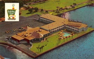 PUNTA GORDA, Florida FL   HOLIDAY INN MOTEL~Bird's Eye View  ROADSIDE  Postcard