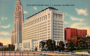 Ohio Columbus State Office Building and A I U Building 1945