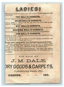 1880's-90's Ball's Corsets J.M. Dale Singer Adelina Patti P202 