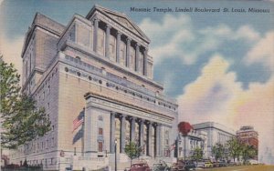 Missouri St Louis Masonic Temple Lindell Boulevard 1951