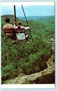 SLADE, Kentucky KY ~ National Bridge State Park SKY LIFT ca 1960s-70s Postcard