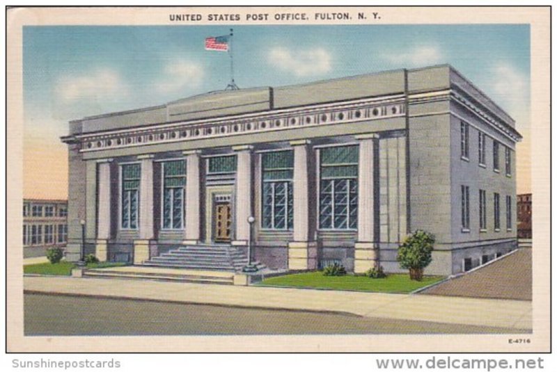 New York Fulton United State Post Office 1942