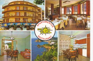 Spain Costa Brava Tossa De Mar Apartamentos Restaurant J Descamps